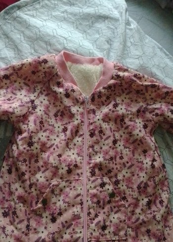 Fermuarlı Pembe Bebek Tulumu - Görsel 2