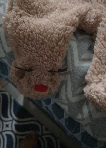 Kahverengi Kürklü Bebek Tulumu - Görsel 2