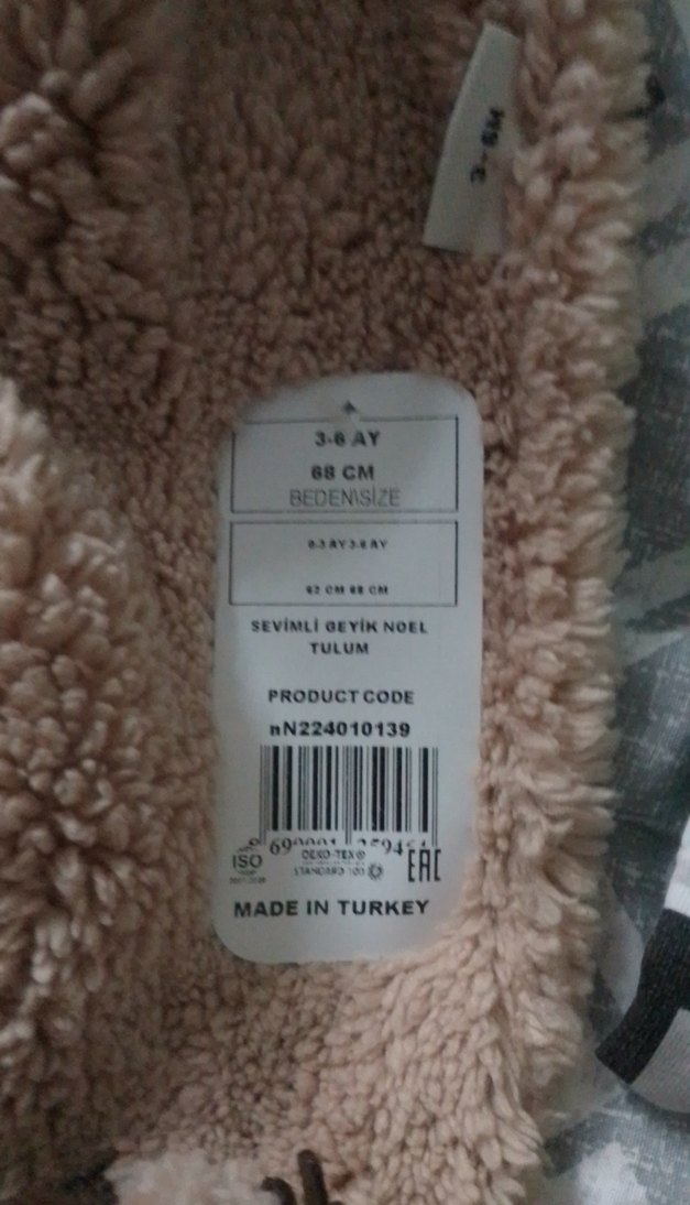 Kahverengi Kürklü Bebek Tulumu - Görsel 5