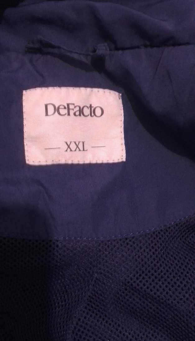 Düğmeli Mavi Denim Kadın yagmurluk - Görsel 4