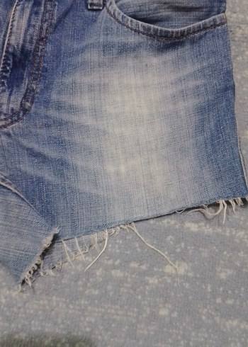 Mavi Kadın Mini Denim Şort - Görsel 6