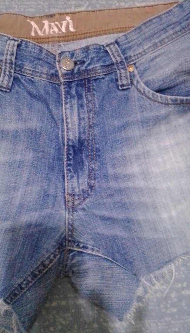 Mavi Kadın Mini Denim Şort - Görsel 3