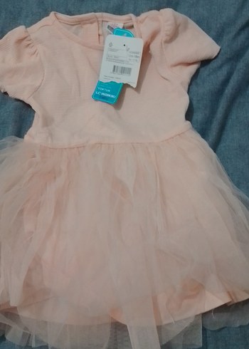 LC Waikiki Kız Çocuk Pembe tütülu elbise sıfır 12/18