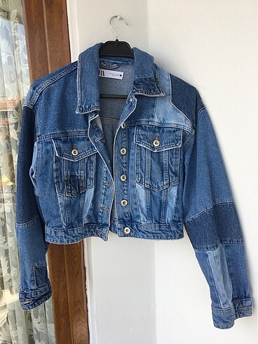 ZARA CROP KOT CEKET