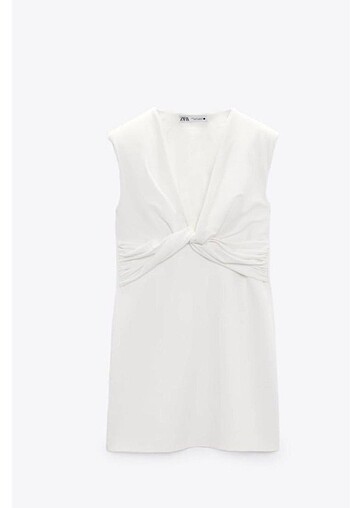 Zara Zara beyaz mini elbise