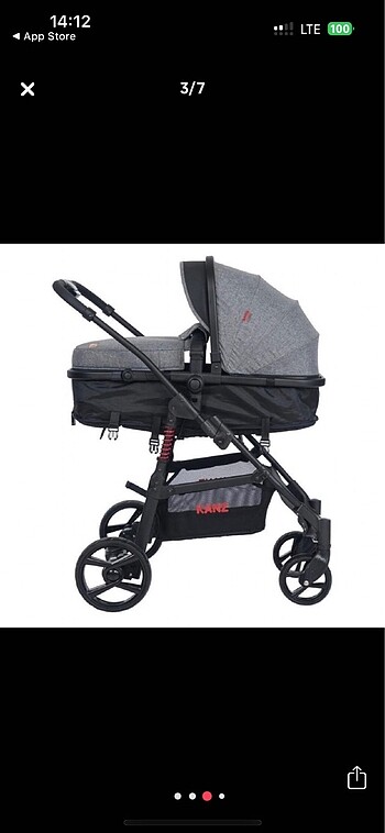 0 - 13 kg Beden gri Renk Kanz d go travel sistem bebek arabası