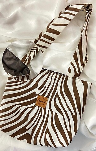 Kahverengi Zebra Primo Çanta