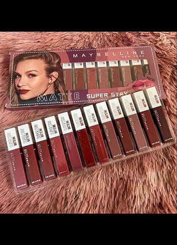 Maybelline ruj set halinde