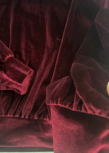 Bordo Yüksek Yakalı - Görsel 2