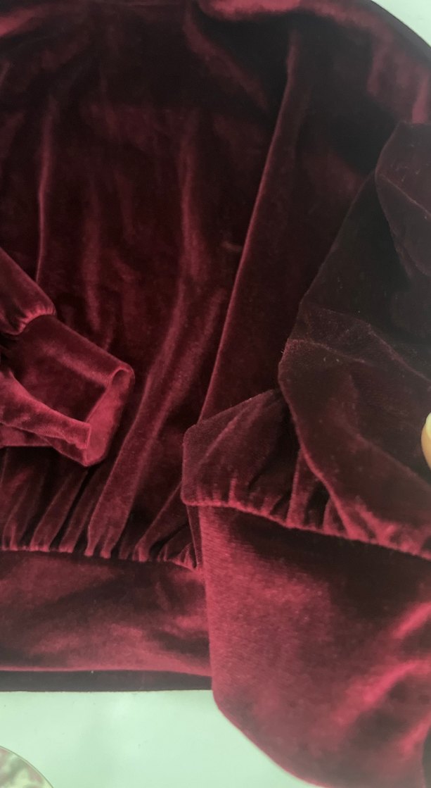 Bordo Yüksek Yakalı - Görsel 2