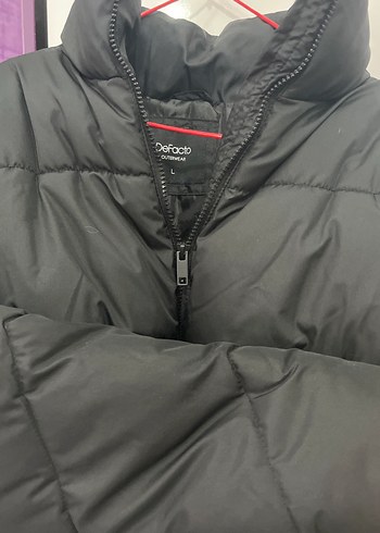 Defacto Siyah Fermuarlı Kadın Kışlık Ceket - Görsel 3