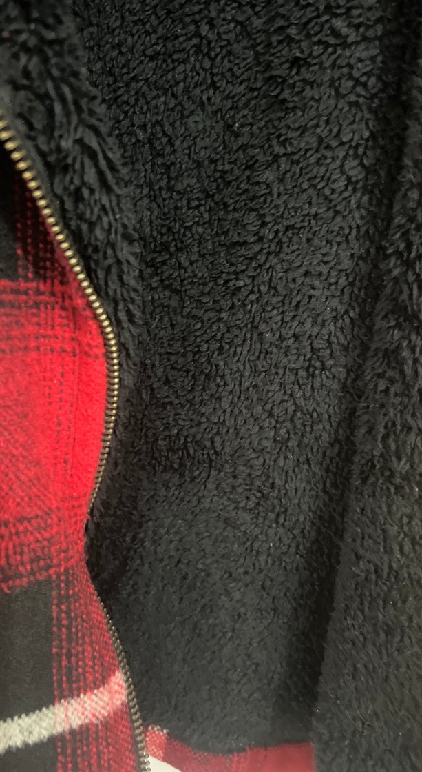 Kemer Detaylı Kırmızı Ekose Kadın Mont - Görsel 3