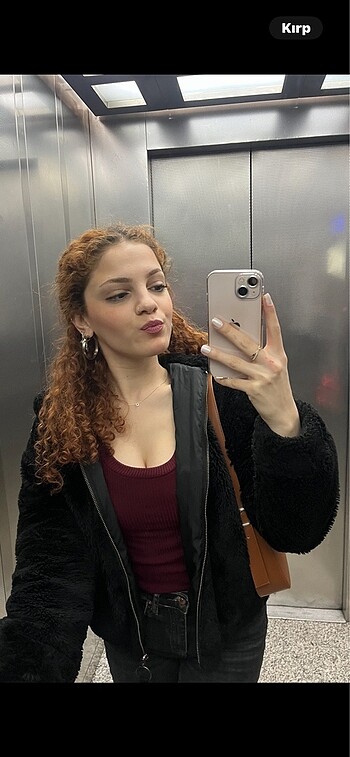 s Beden bershka kadın yün mont
