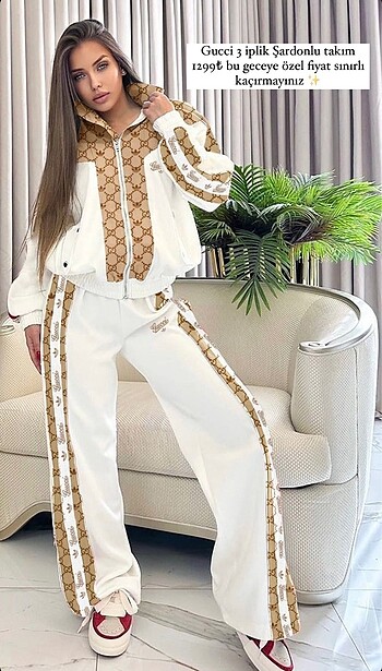 GUCCİ ÜÇ İPLİK EŞOFMAN TAKIM