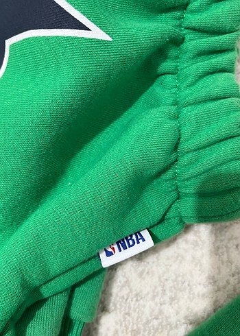 NBA Yeşil Kapüşonlu Fermuarlı Sweatshirt - Görsel 3