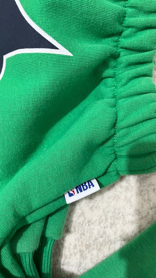 NBA Yeşil Kapüşonlu Fermuarlı Sweatshirt - Görsel 3