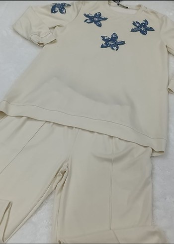 OYSHO KUMAŞ İKİLİ TAKIM TESETTÜR - Görsel 3