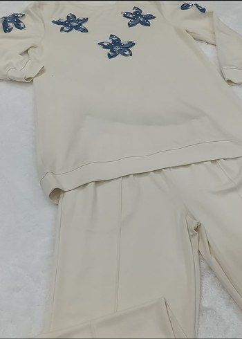 OYSHO KUMAŞ İKİLİ TAKIM TESETTÜR - Görsel 4