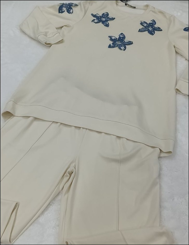 OYSHO KUMAŞ İKİLİ TAKIM TESETTÜR - Görsel 3