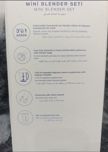 MİNİ BLENDER SETİ - Görsel 8