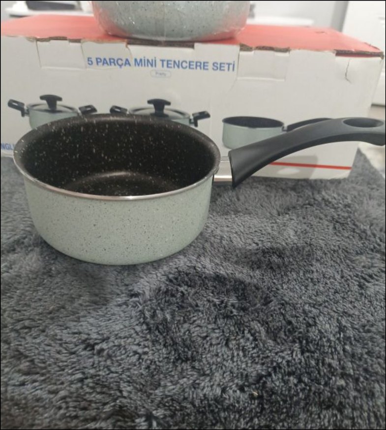 MİNİ TENCERE SETİ-KUTU HASARLI - Görsel 2