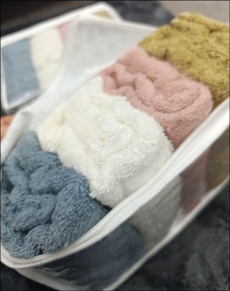 8 ADET YÜZ HAVLUSU PAKETLİ - Görsel 3