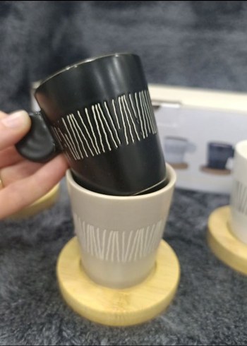 70ML KAHVE FİNCAN TAKIMI 3 KİŞİLİK - Görsel 5