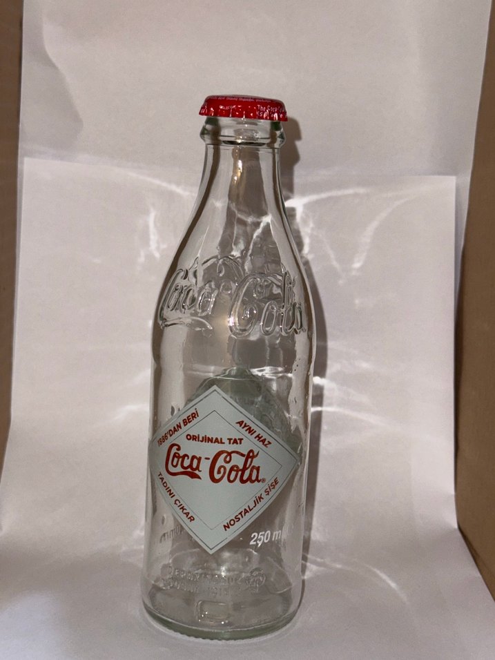 Coca-Cola Koleksiyonluk Cam Şişe - Görsel 2