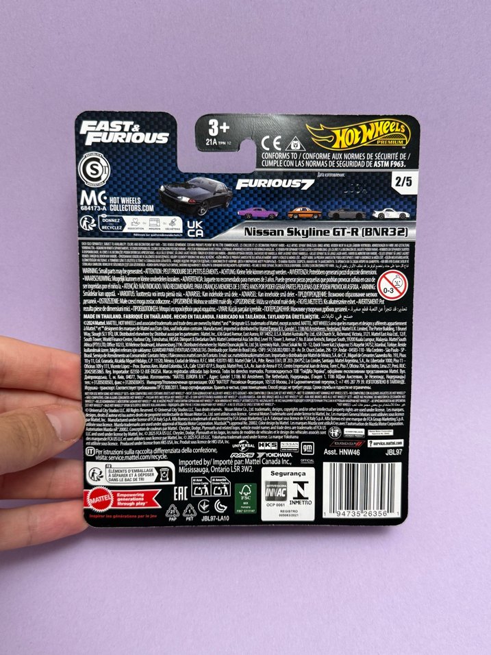Hot Wheels Nissan Skyline GT-R (BNR32) - Görsel 5