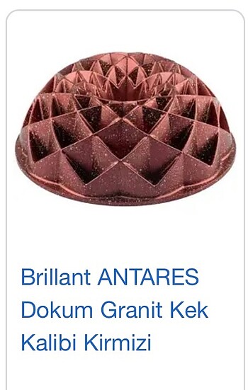 Brillant Antares döküm kek kalıbı