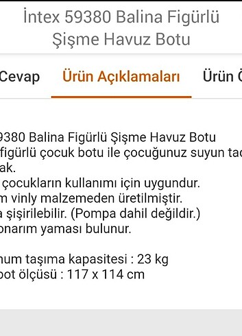  Beden Balina figürlü şişme havuz botu