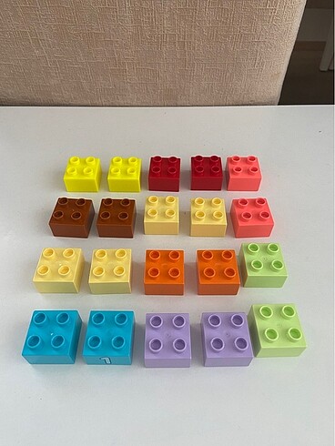 Diğer Lego duplo kare tuğlalar
