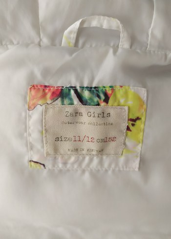 zara kız çocuk kolsuz mont - Görsel 6