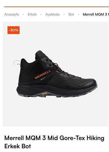 Merrell Goretex Erkek Bot - Görsel 8