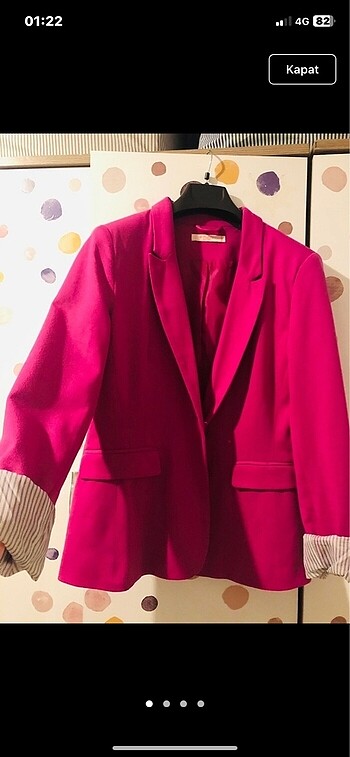 Pembe blazer colins