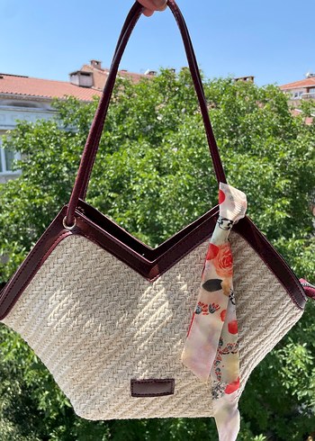 Bordo Bağlamalı Bohem Kadın Çanta