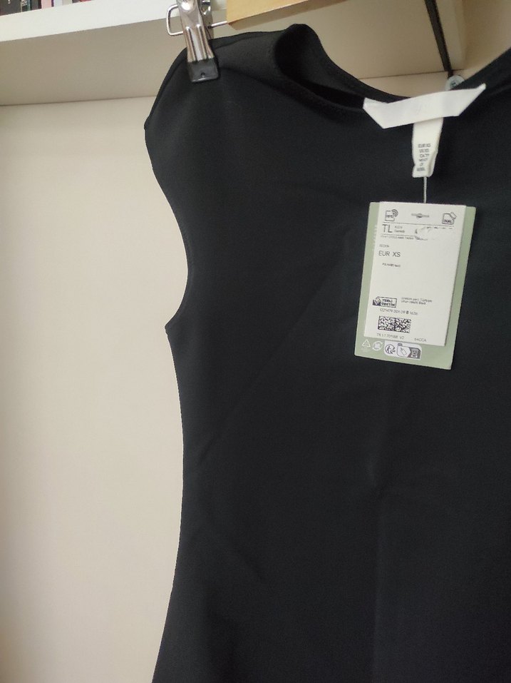 Çıtçıtlı body, bodysuit, siyah bluz - Görsel 3