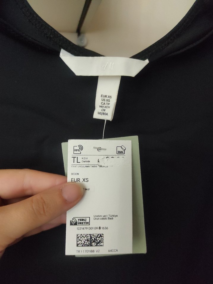 Çıtçıtlı body, bodysuit, siyah bluz - Görsel 2