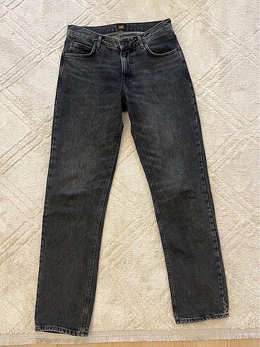 Lee Wrangler Koyu Gri Kot Pantolon