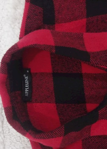 ekoseli Düğmeli Kadın Gömlek elbise - Görsel 2