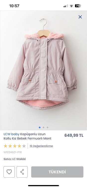 LC Waikiki Bebek mont