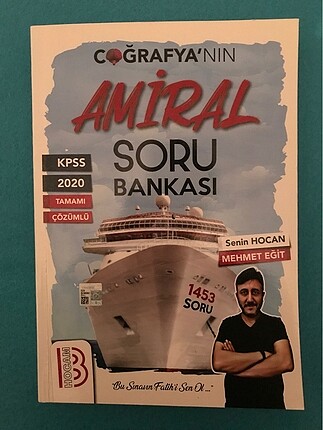 Coğrafya'nın Amiral Soru Bankası 2020 (Mehmet Eğit)