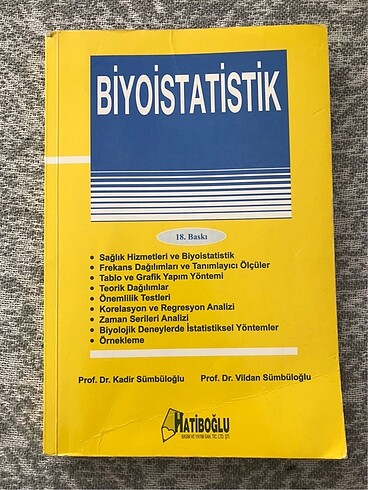Bioistatistik Kitabı