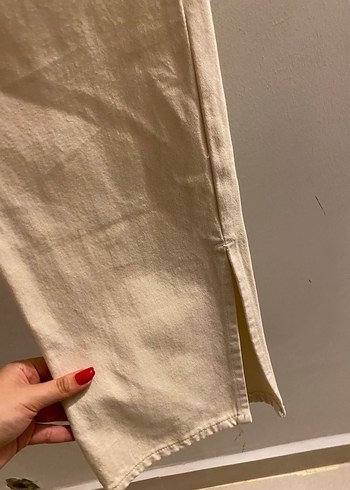 Miniso Bej mom jean