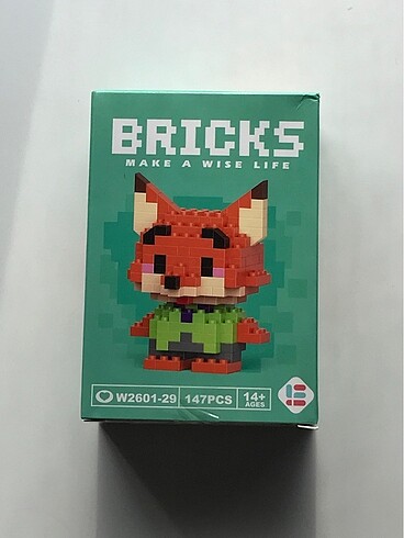 Bricks Lego zootopia nick tilki hediyelik