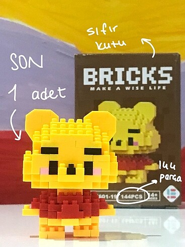 Bricks Winnie the Pooh Lego figür