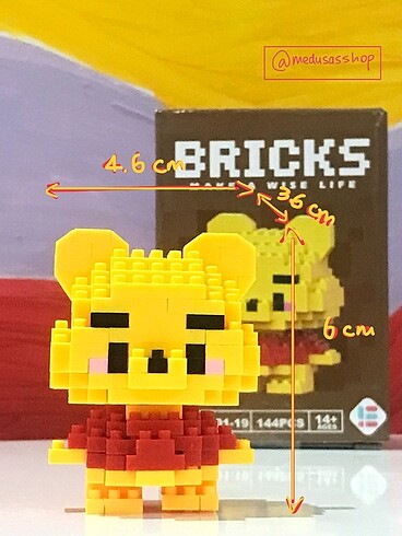  Bricks Winnie the Pooh Lego figür