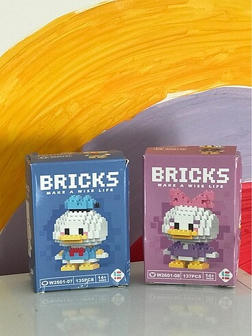 Donald ve daisy duck bricks figür Lego