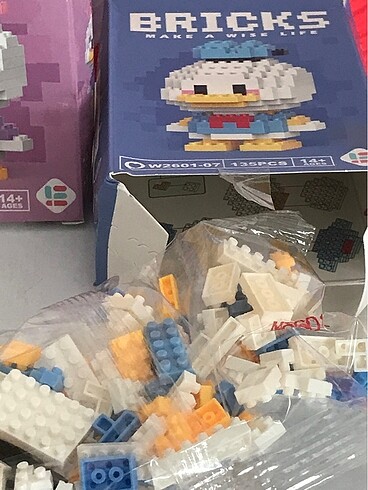  Beden Renk Donald ve daisy duck bricks figür Lego