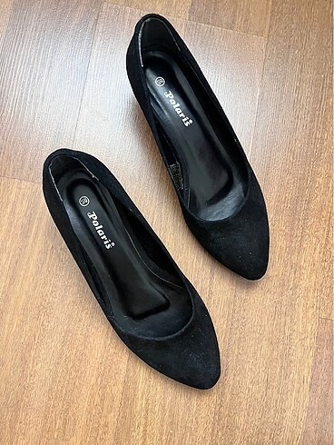 39 Beden siyah Renk Polaris topuklu ayakkabı